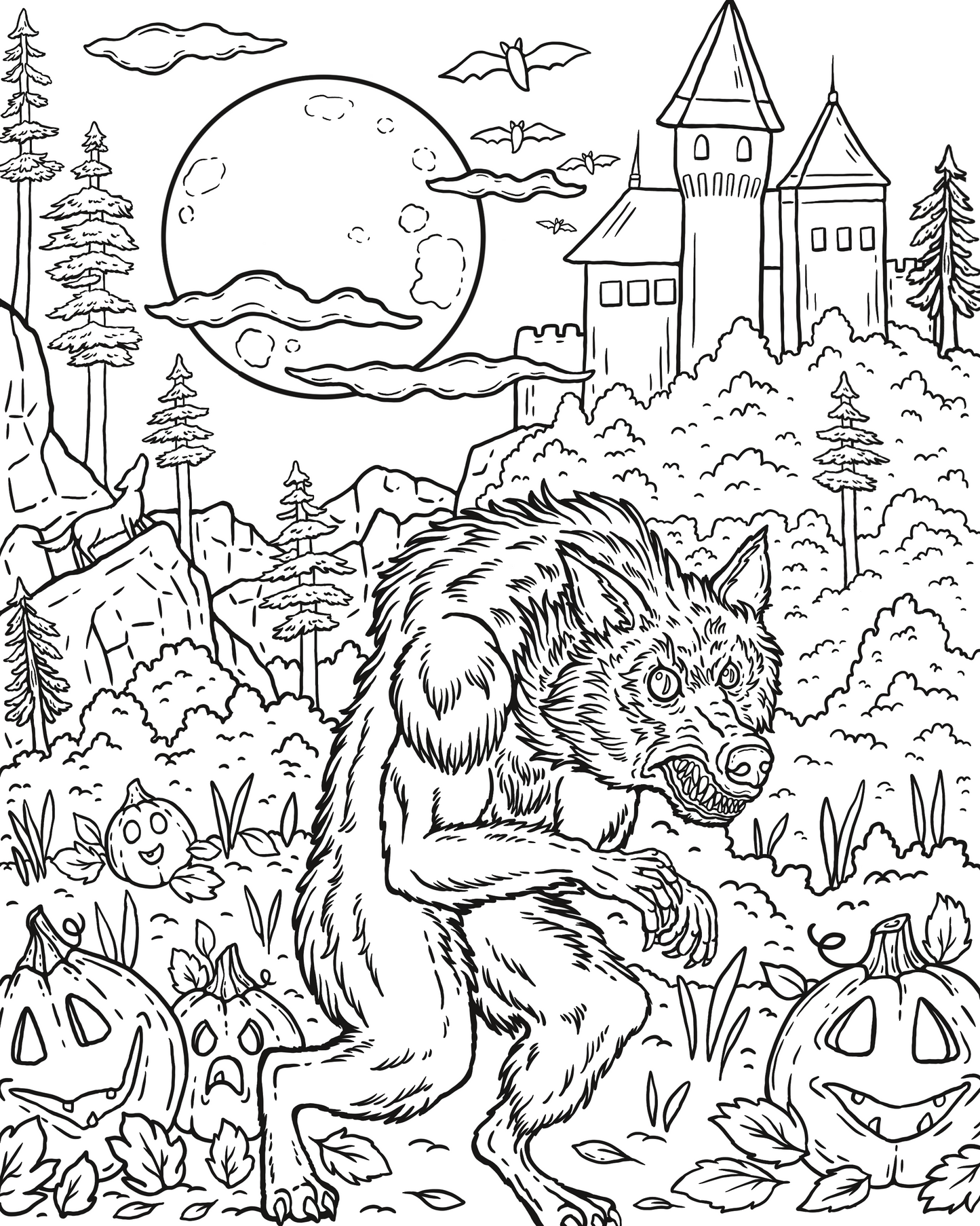 Autumn Coloring Book
