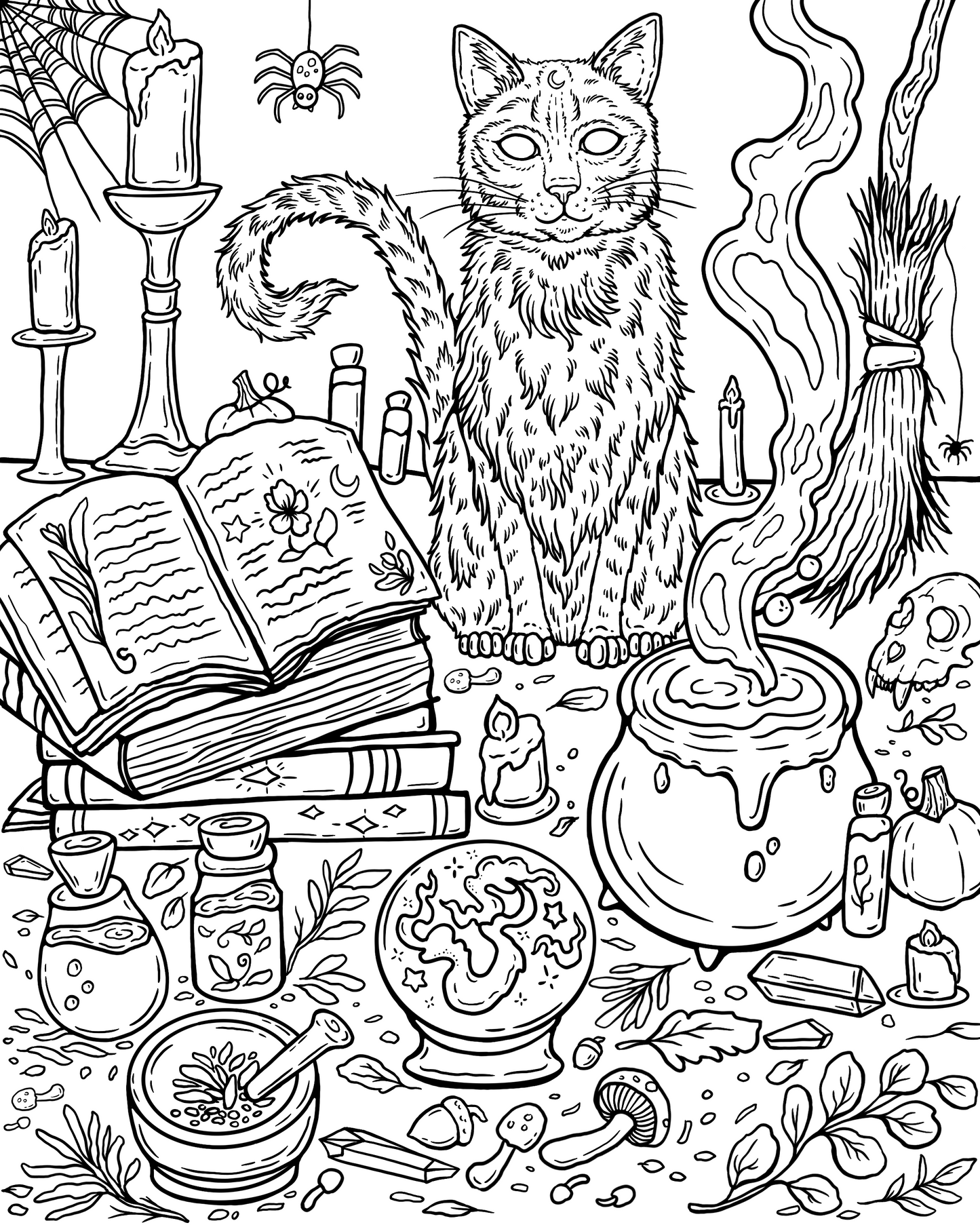 Autumn Coloring Book