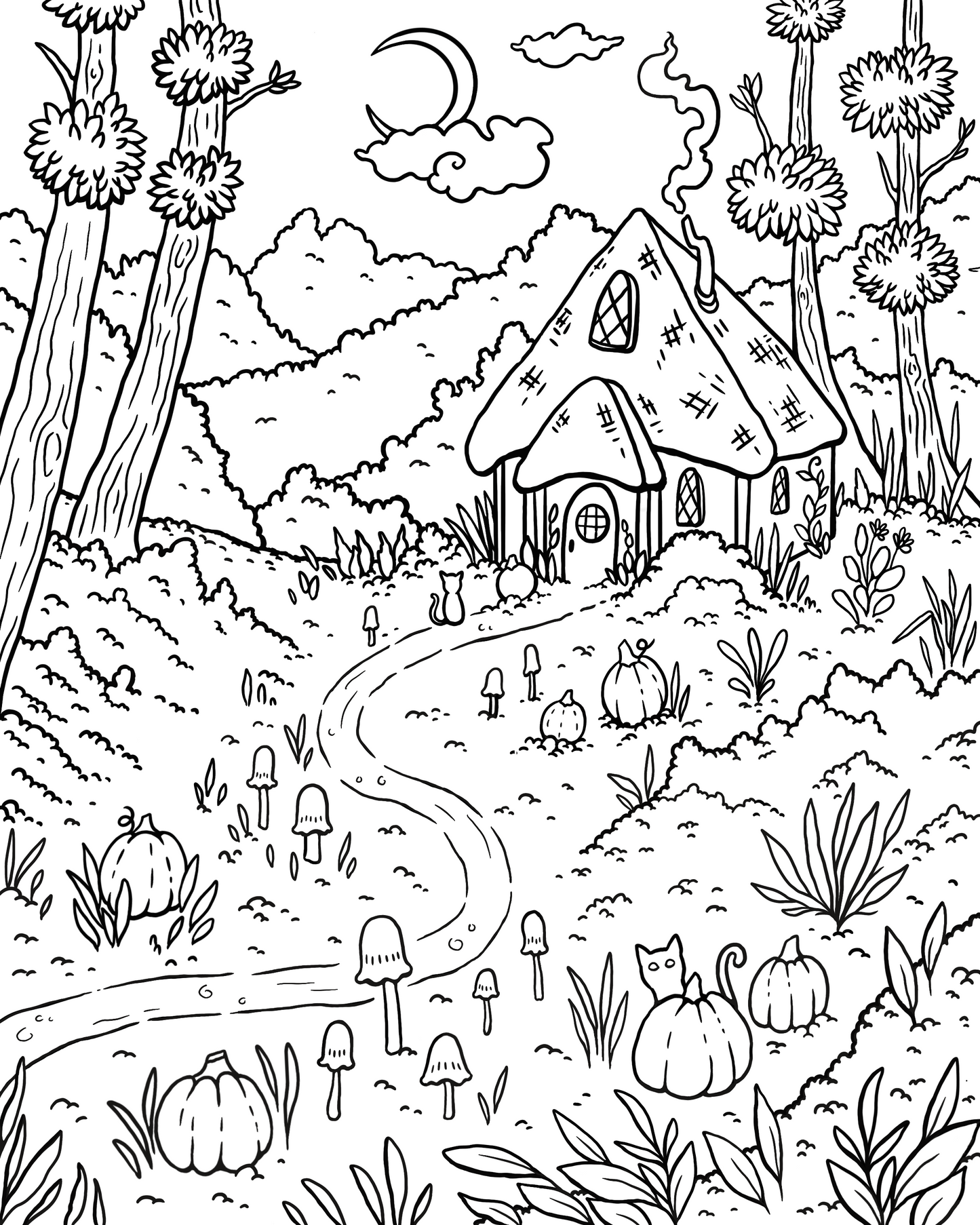 Autumn Coloring Book
