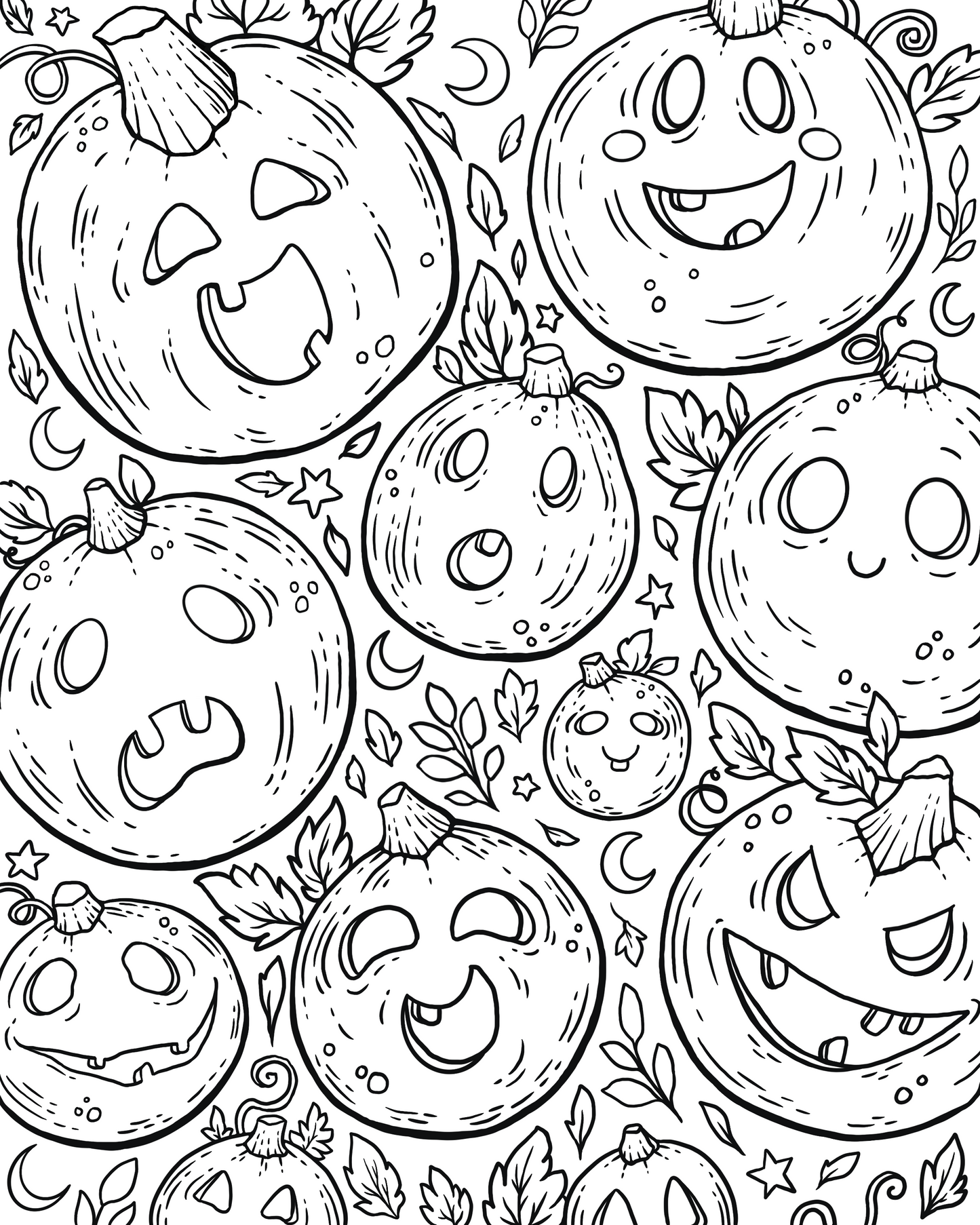Autumn Coloring Book