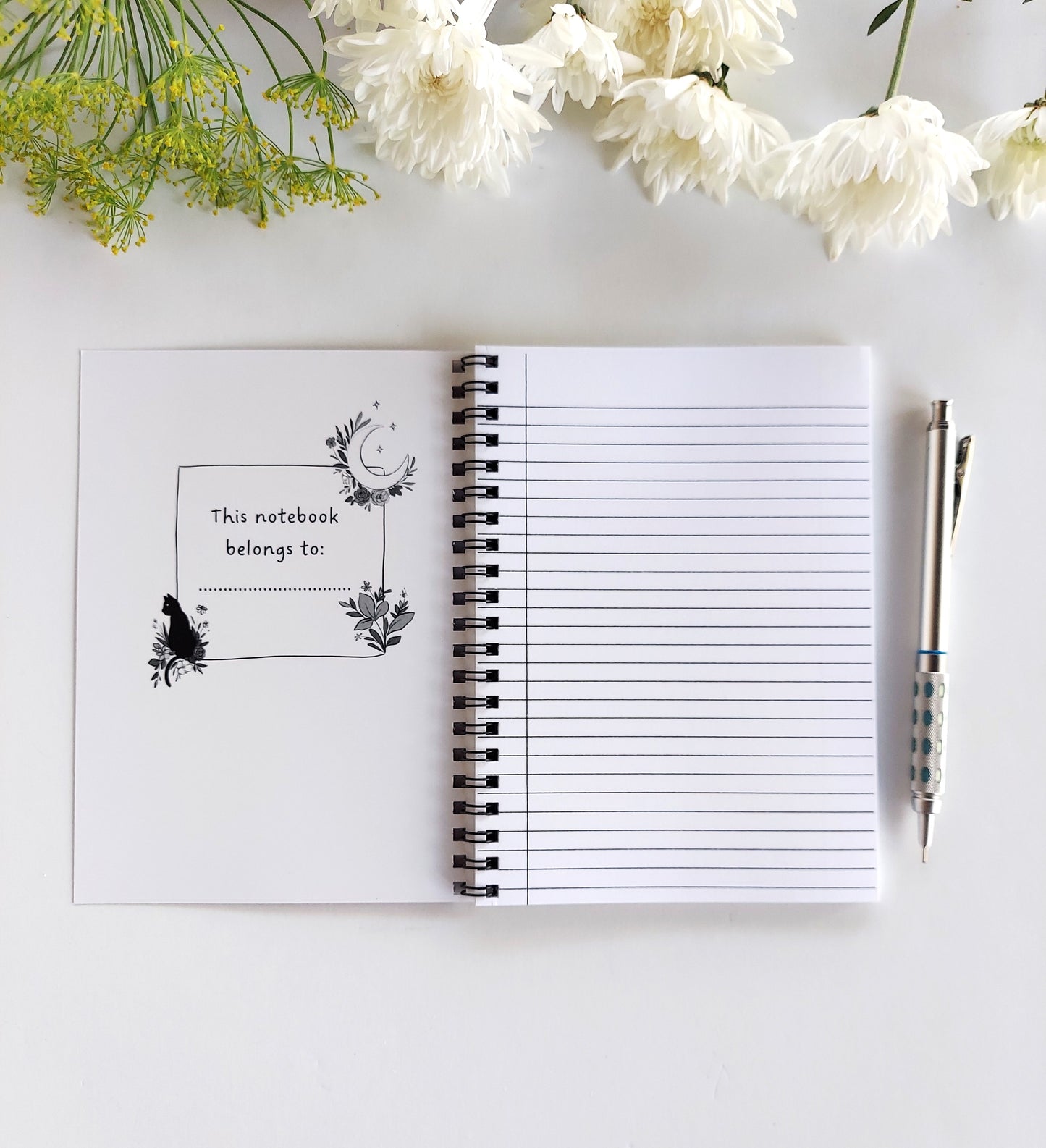 5x7 Notebook | Dreamy Kitties