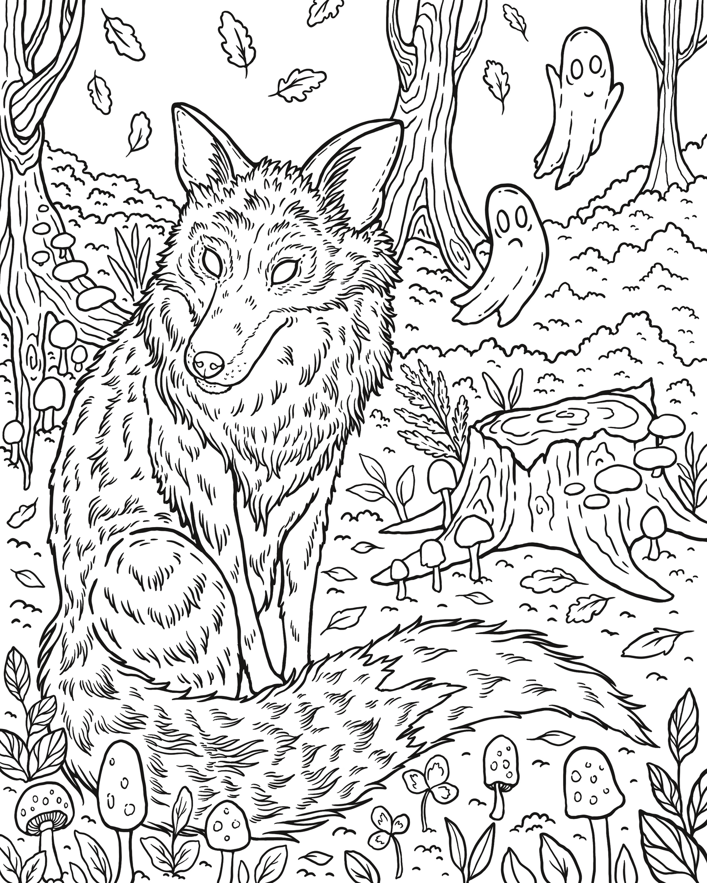 Autumn Coloring Book