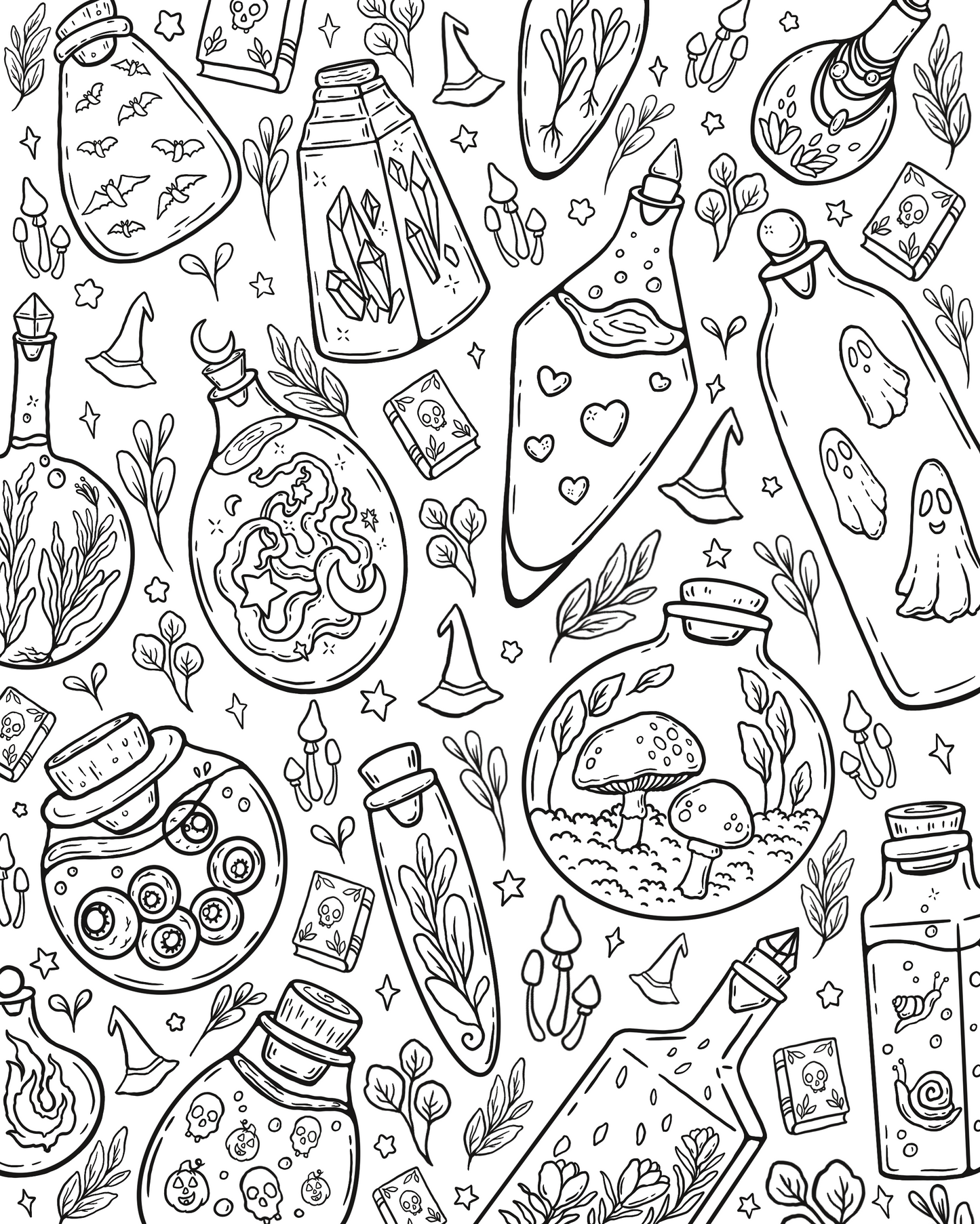 Autumn Coloring Book