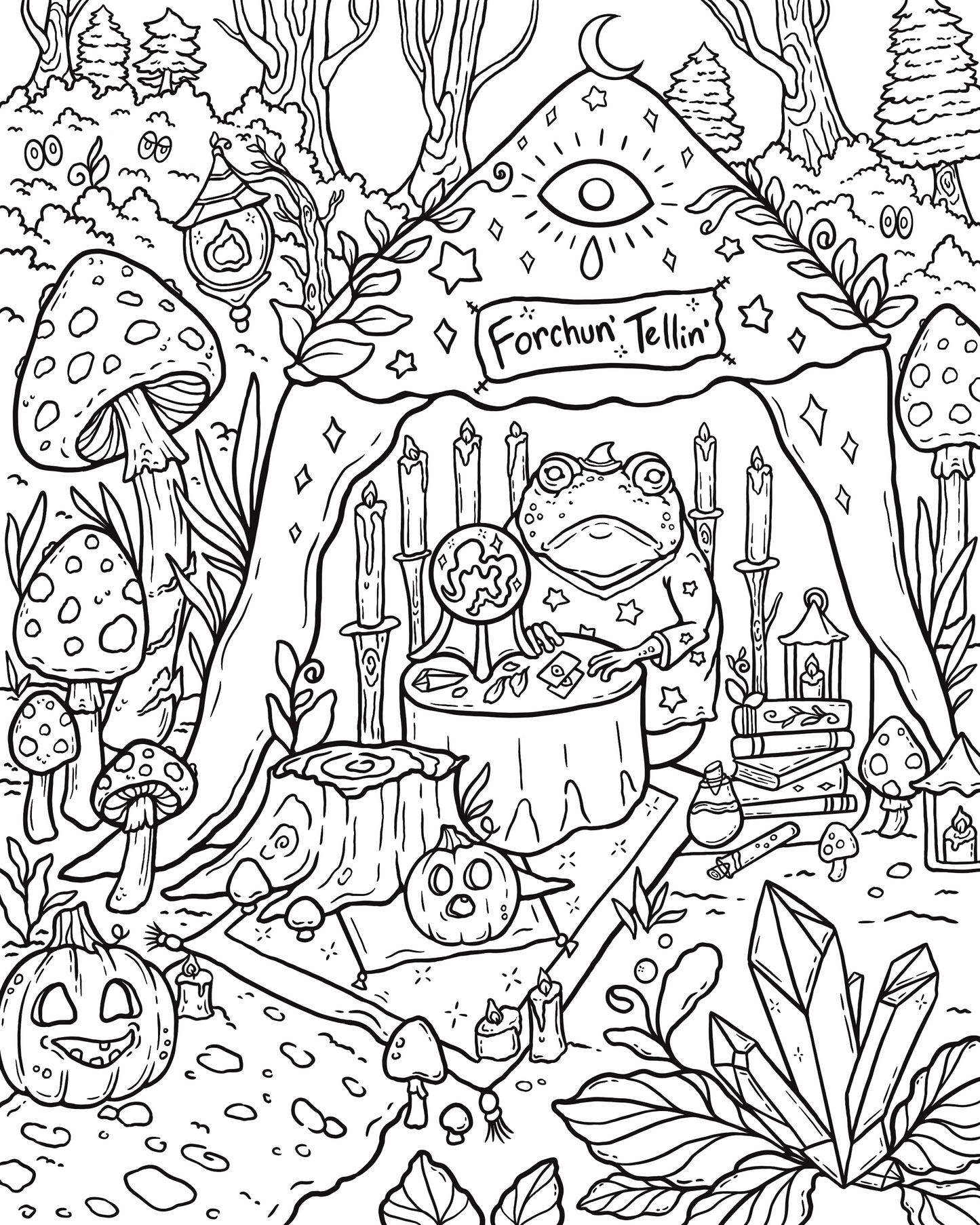 Autumn Coloring Book