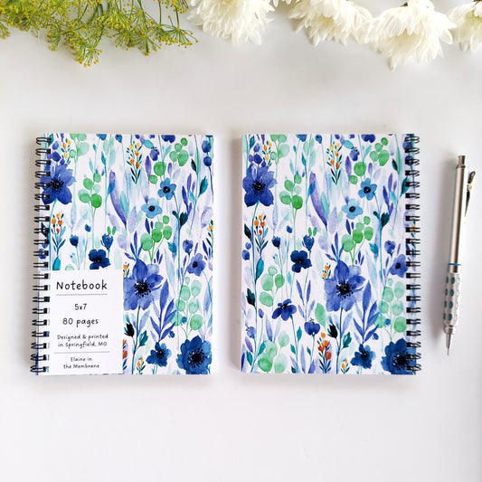 5x7 Notebook | Blues