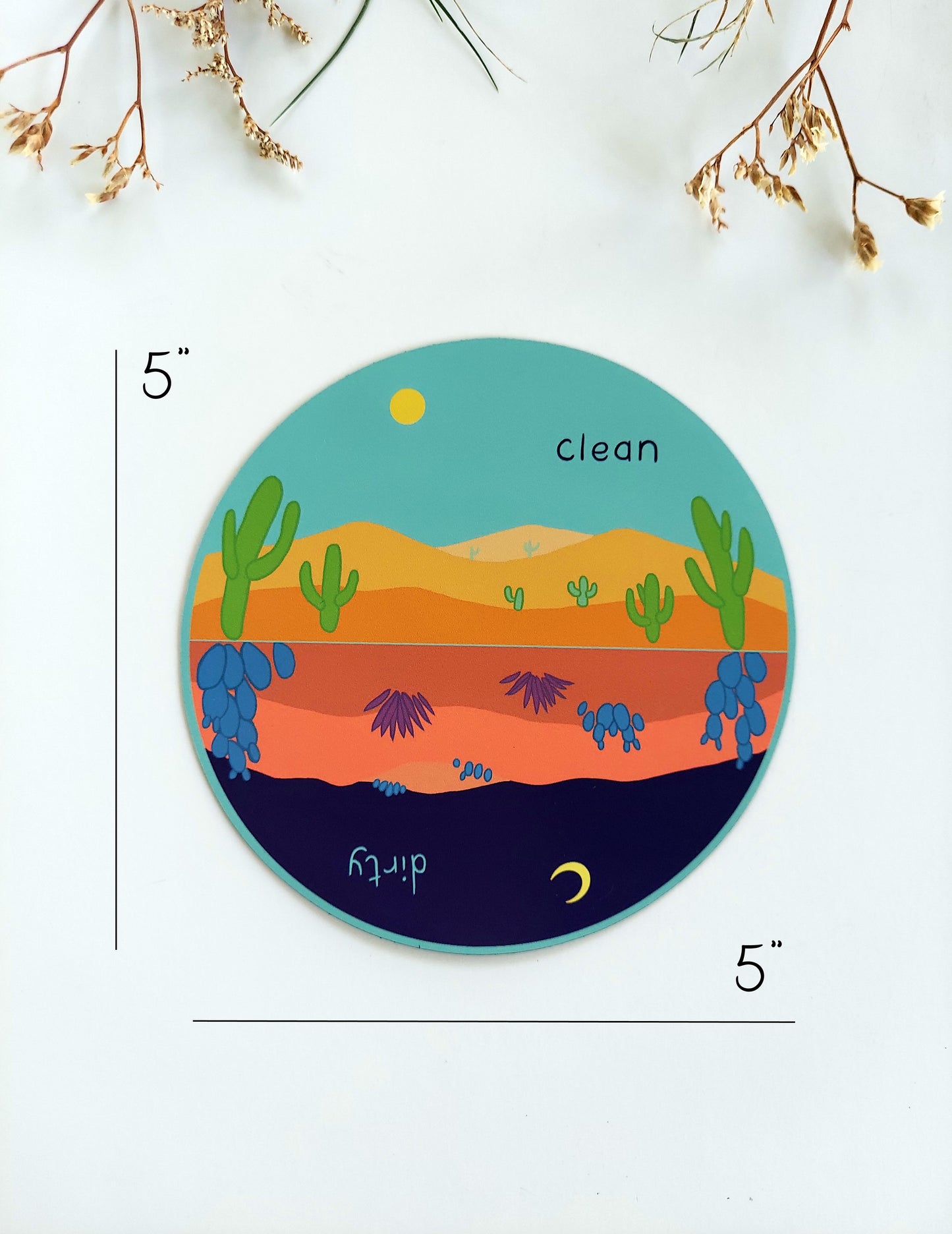 Dishwasher Magnet - Desert