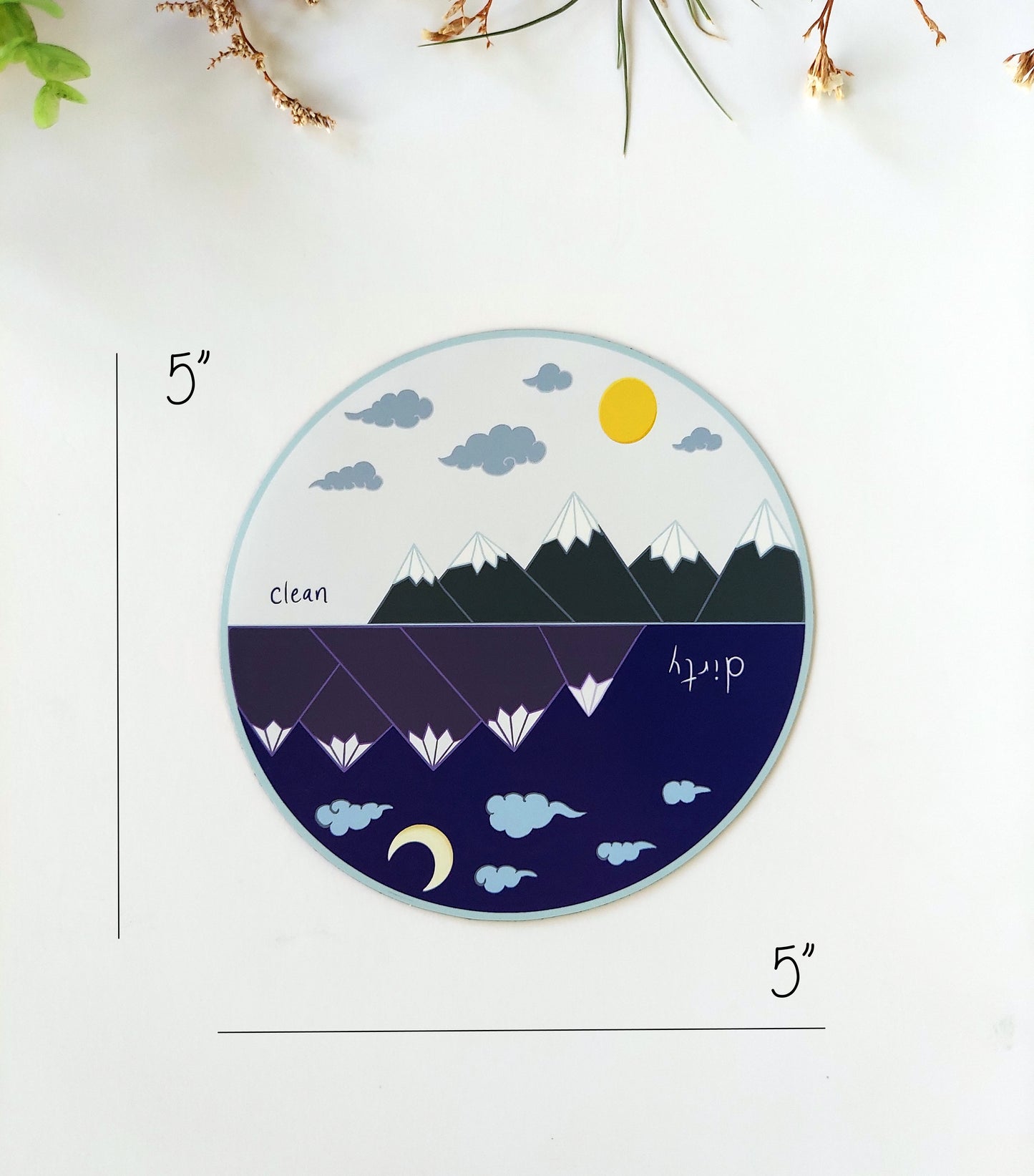 Dishwasher Magnet - Mountains