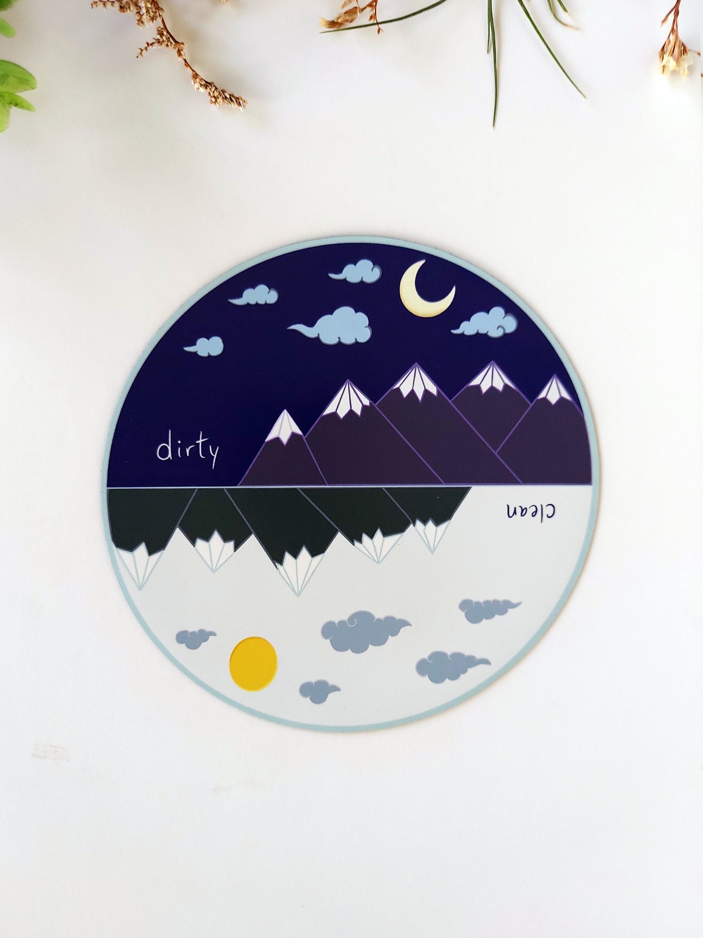 Dishwasher Magnet - Mountains