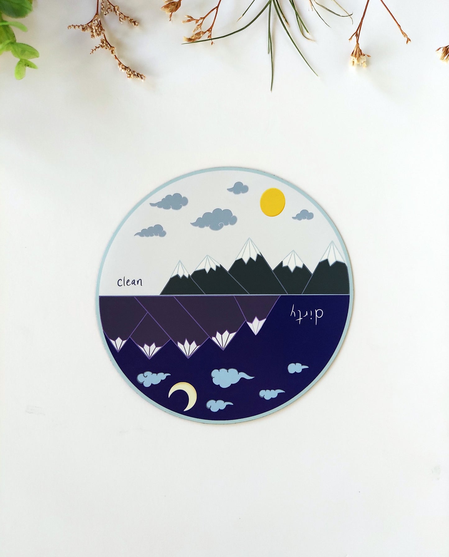 Dishwasher Magnet - Mountains