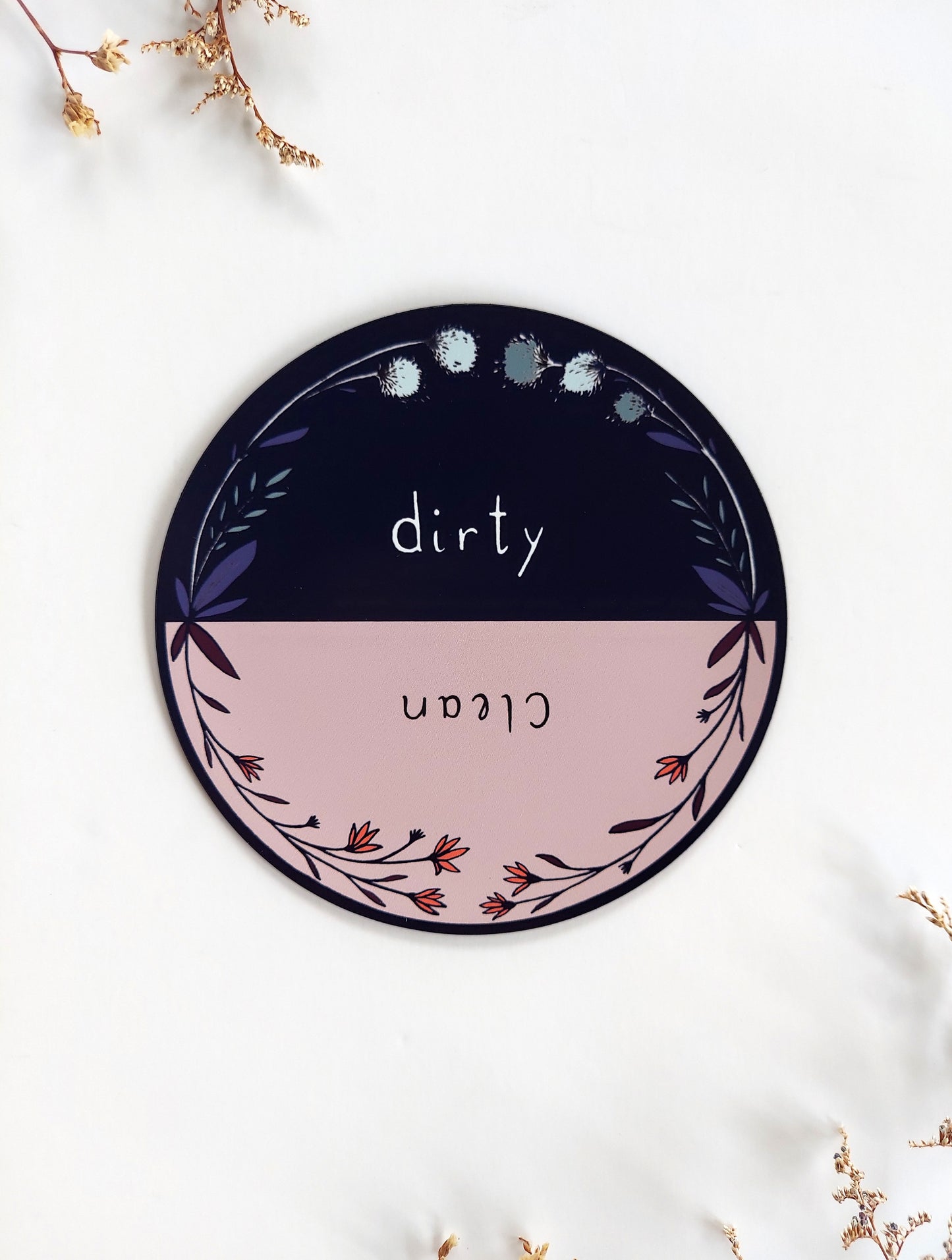 Dishwasher Magnet | Navy/Pink