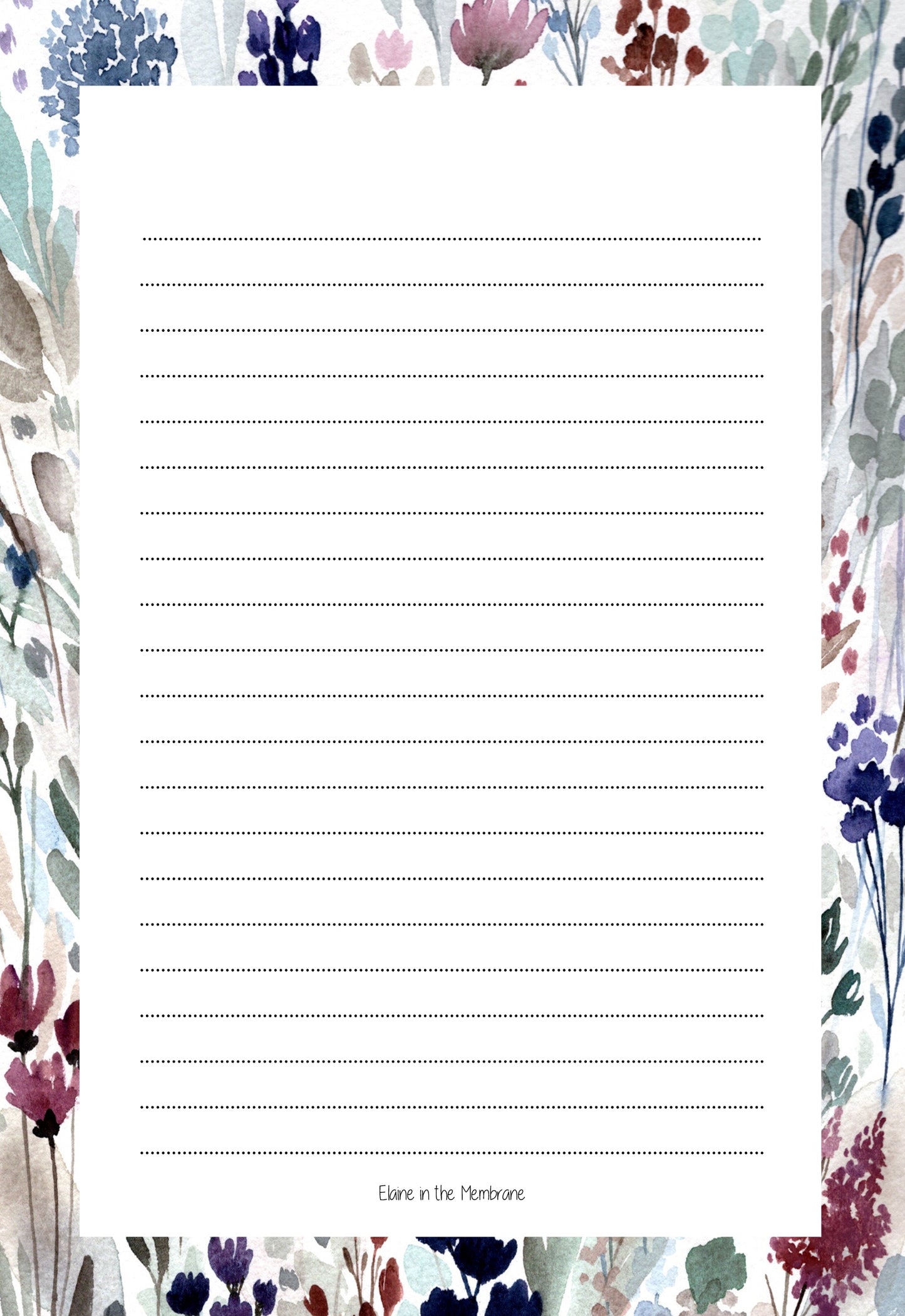 Notepad | Flowers