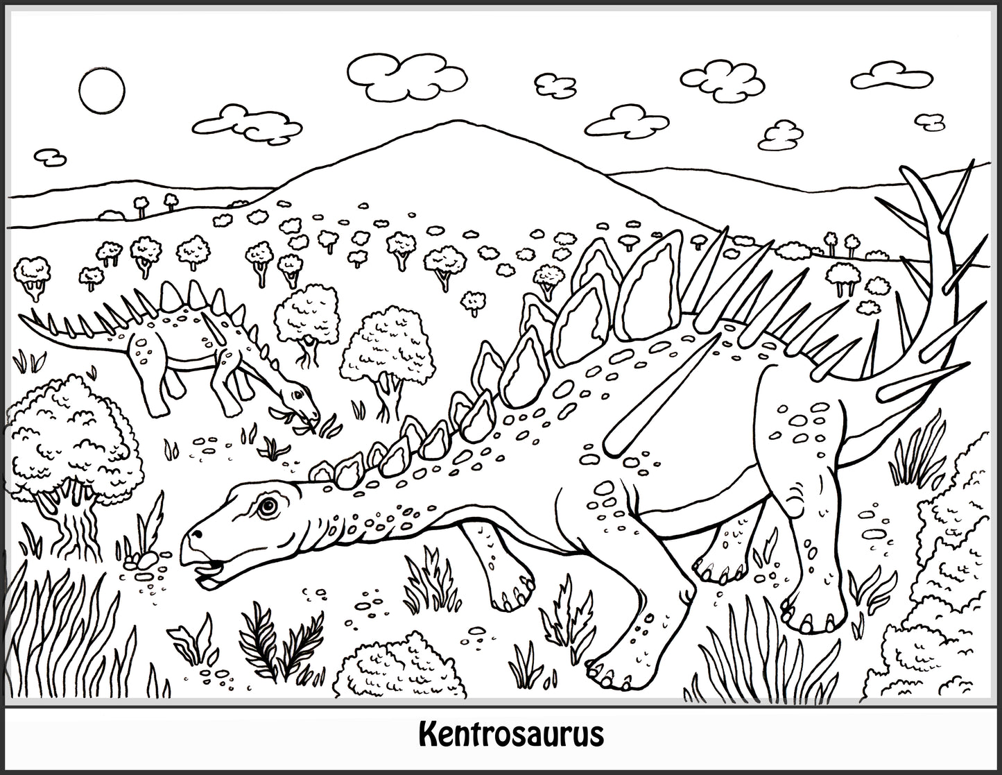 Dinosaur Coloring Book