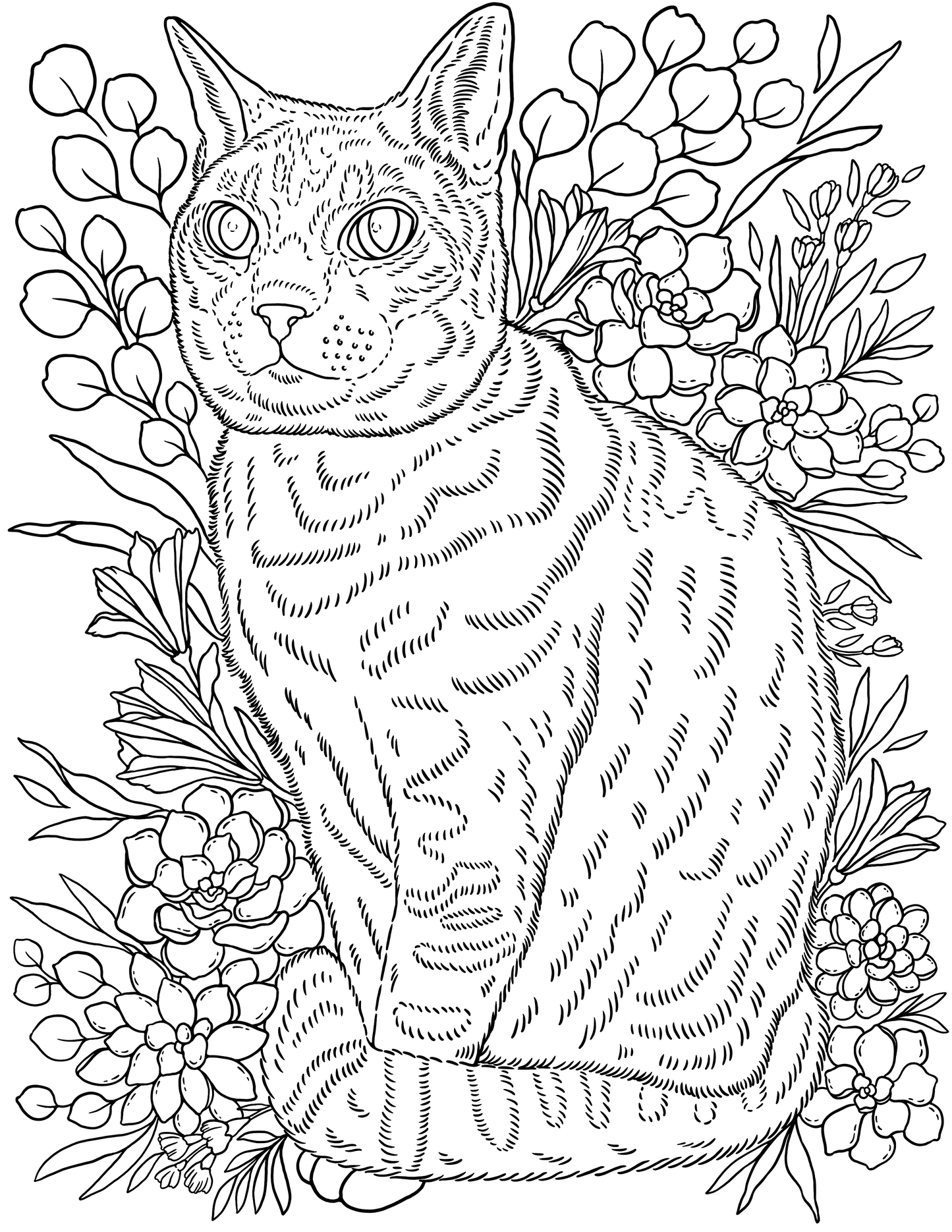 Dog & Cat Coloring Book