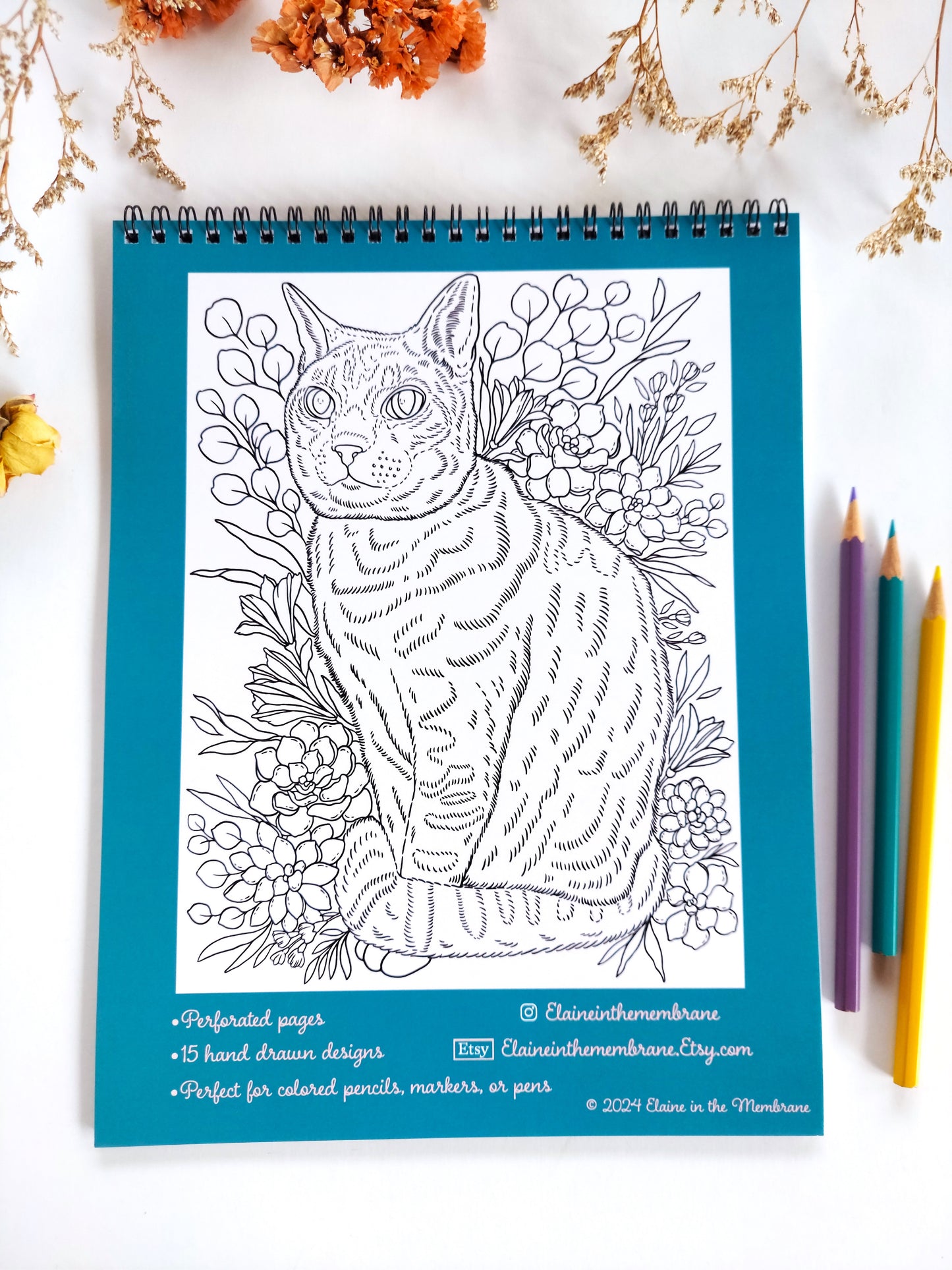 Dog & Cat Coloring Book