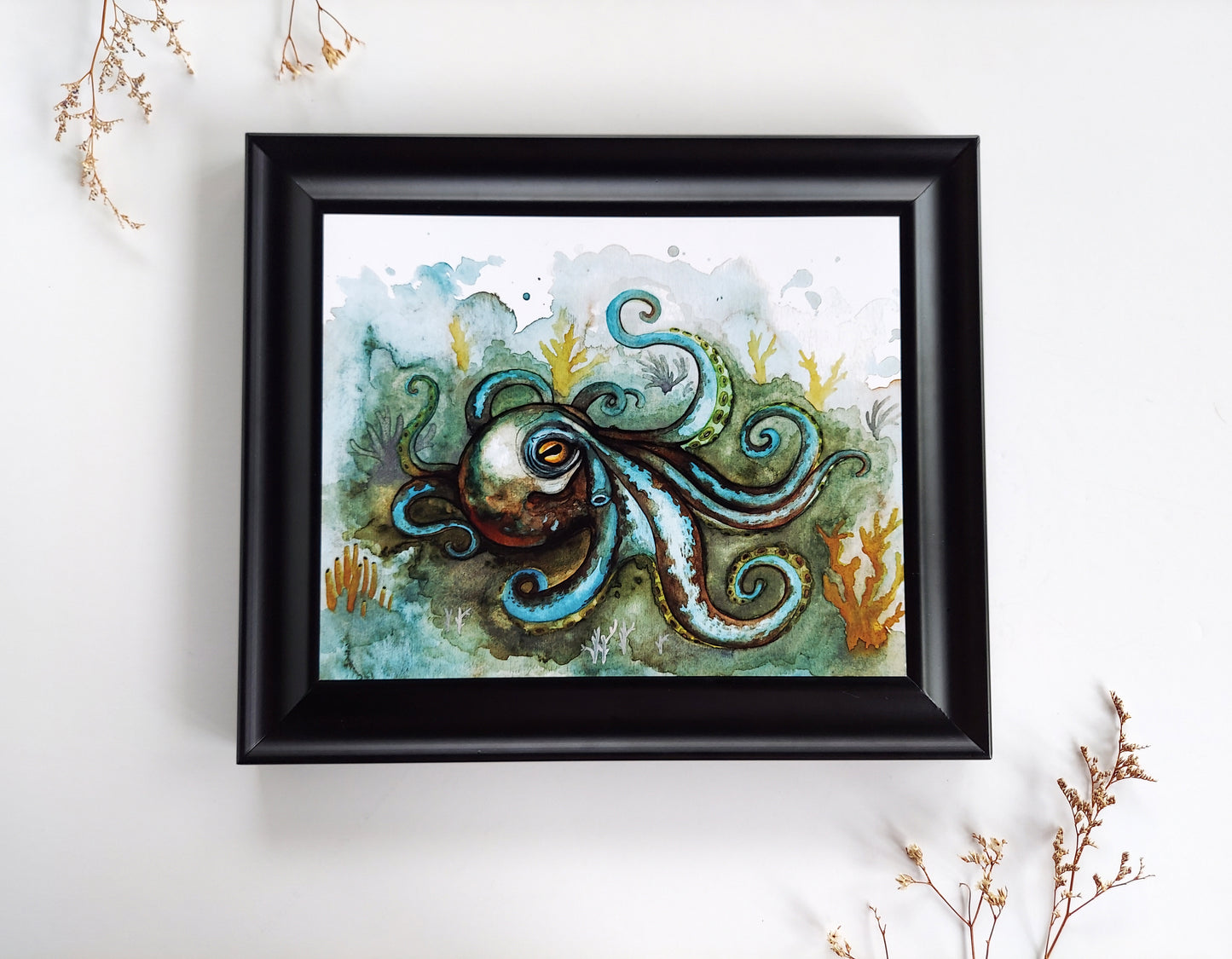 Art print | "Cthulhu Calling" | Watercolor