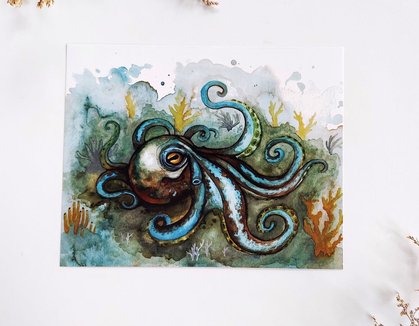 Art print | "Cthulhu Calling" | Watercolor